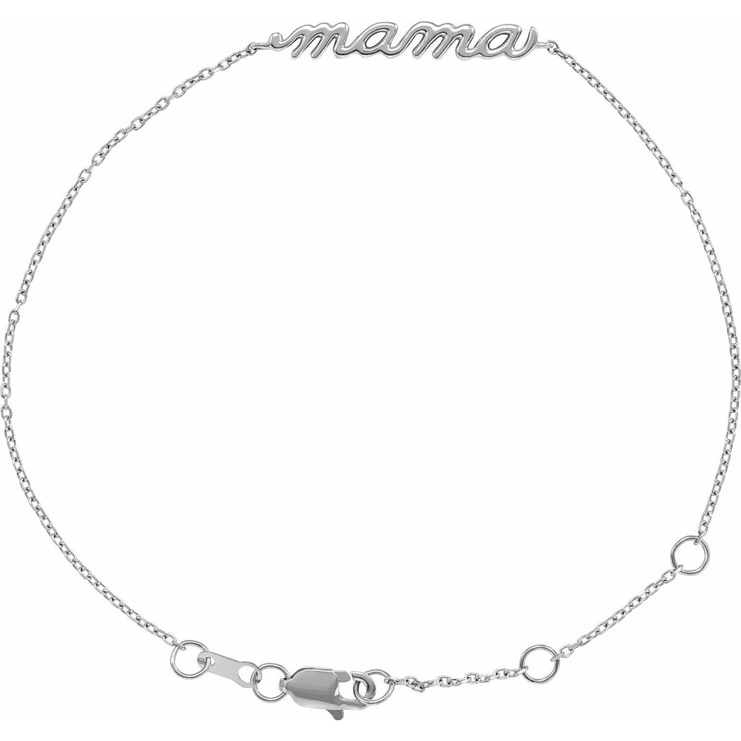 Mama Bracelet in Sterling Silver